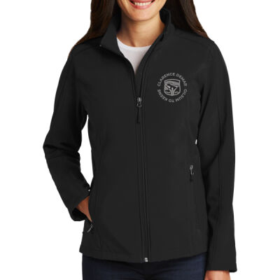 Ladies Core Soft Shell Jacket - Grey logo Thumbnail